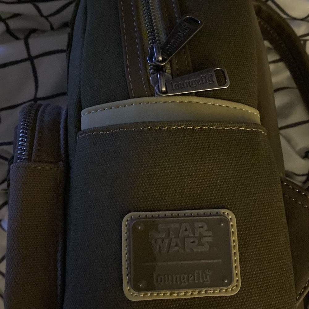 SOLD - Loungefly Star Wars Cassian mini backpack NWT